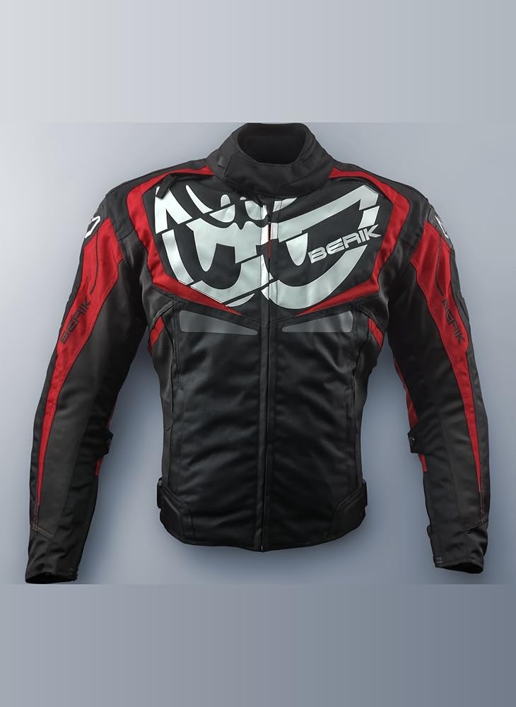 Amazon.co.jp: BERIK ALL SEASON NYLONJACKET NJ-203302-BK RED
